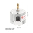 thumbnail image 4 of Vinyl Record Player Replacement Motor 3-speed Turntable Motor Phonograph Part, 4 of 5