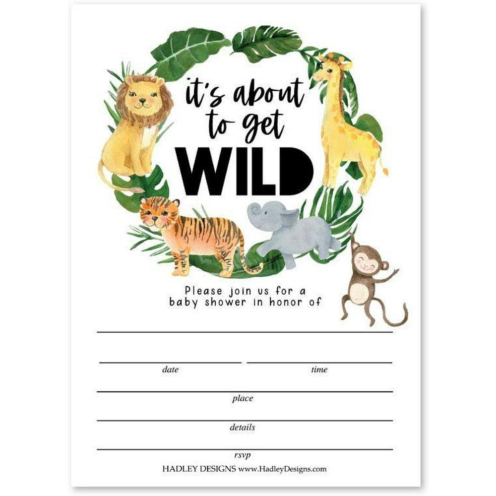 25-jungle-baby-shower-invitations-sprinkle-invite-for-boy-or-girl