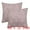 Pink-2, variant on Unique Bargains Soft Plush Throw Pillow Covers Decorative Cushion Covers (2 Count) Pink-1 18" x 18"