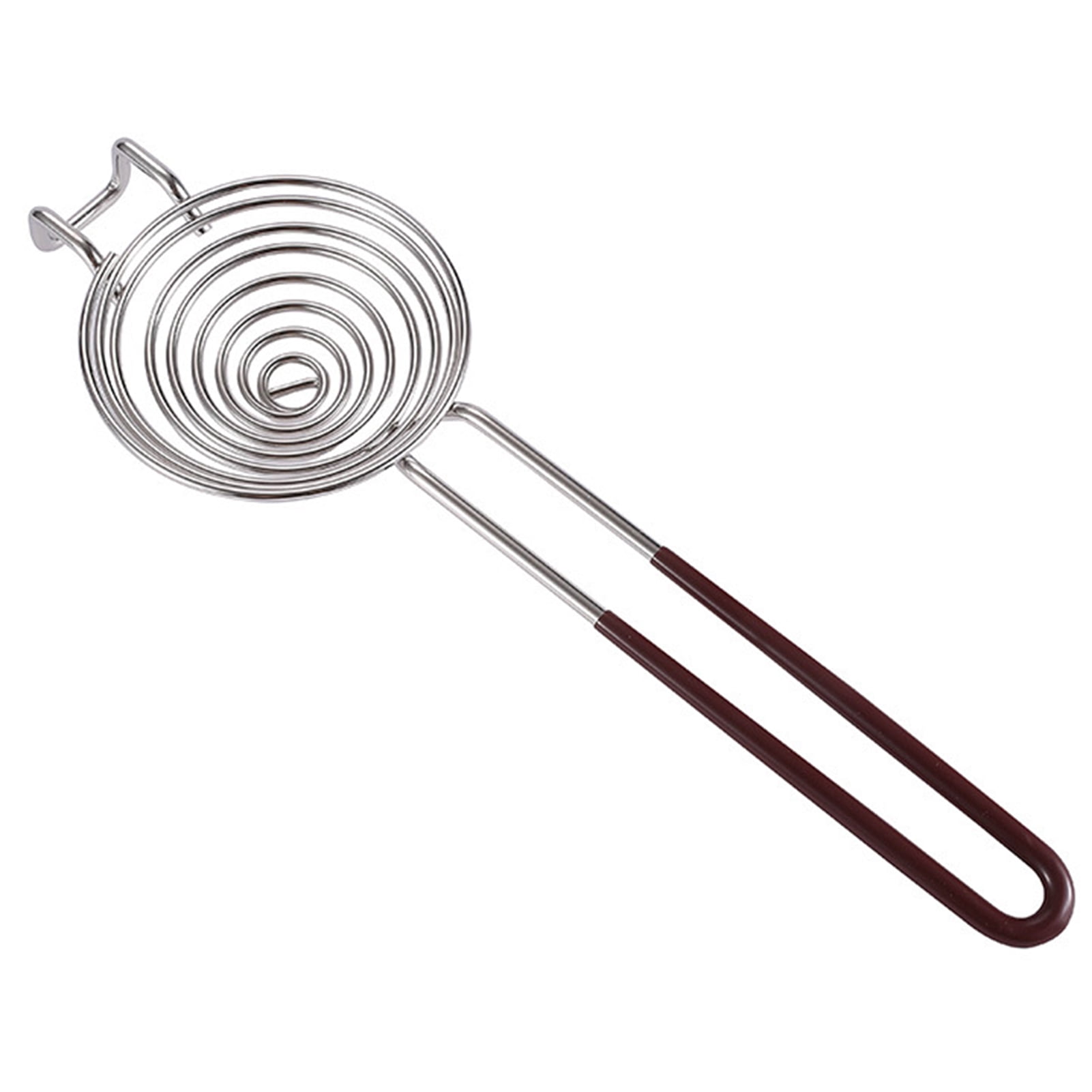 huanledash Egg Separator Long Handle Baking Stainless Steel Egg White
