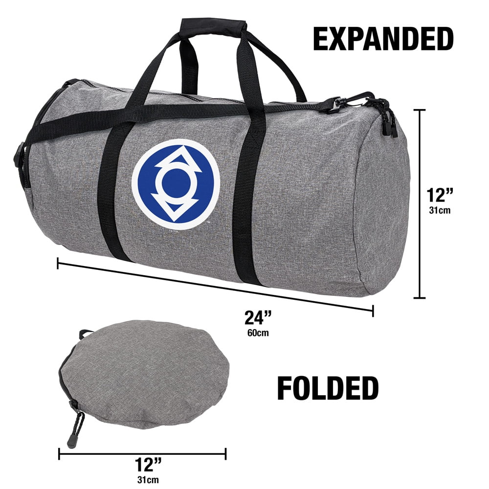 Green Lantern Core Blackest Night Indigo Lantern Lightweight Duffel Bag for Sports and Gym Packable for Travel