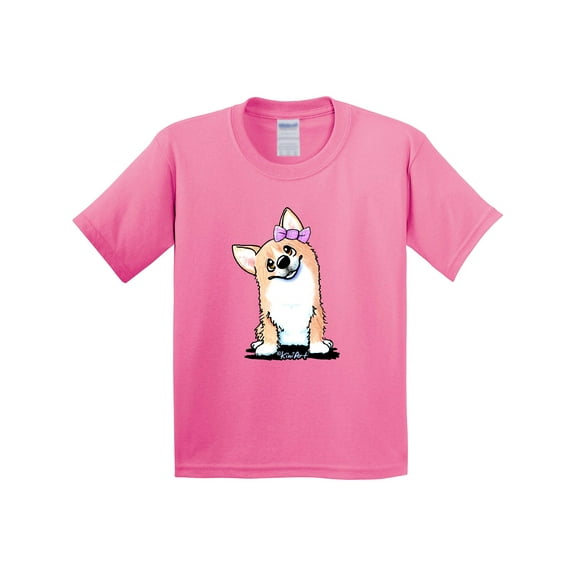 Inktastic Corgi Puppy Girl Youth T-Shirt