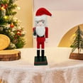 thumbnail image 1 of Figura de Cascanueces de de 9,84 pulgadas de , regalo único para fiestas, adorno de Cascanueces de madera para chimenea, hogar, mesa., 1 of 8