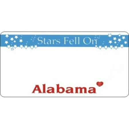 Design It Yourself Alabama Bicycle Plate #3. Free Personalization on