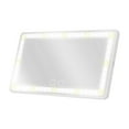 thumbnail image 1 of Almencla Universal Car Visor Mirror Touch Sensor for Automobile White, 1 of 8