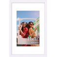 thumbnail image 1 of Vittanly 11x17 Picture Frame, Engineered Wood with Shatter Resistant Plexiglass, Display Pictures 8x12 with Mat or 11x17 without Mat, Photo Frame for Wall Mounting, White, 1 Pack, 1 of 6