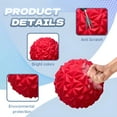 thumbnail image 3 of BESTSKY Exercise Ball,6.3*6.3*3.15in Excersing Ball,Anti-Slip Yoga Ball,Red, 3 of 7