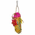 thumbnail image 2 of Flmtop Parrot Bird Bites Climb Pull Toy Hanging Brushed Paper Strip Rope Pet Cage Decor Random Color, 2 of 6
