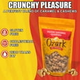 thumbnail image 3 of OZARK NUT ROASTERS: Salted Caramel Cashews, Flavored Snack Nuts & Gourmet Candied Peanuts, Blend of Sugar, Sea Salt & Caramel, Pack of 1 (14 oz), 3 of 5