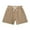Coffee, variant on Coerni Toddlers Babies' Unisex Pull On Shorts Stretch Drawstring Breathable Cotton Shorts Baby Boys Girls Summer Clothes