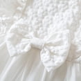 thumbnail image 4 of SonxaHe Infant Girl Elegant Dress Flutter Sleeve Embroidery Evening Gown Kids Stylish Birthday Celebration Dresses White,Size 9-12 M, 4 of 8