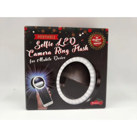 ELVY- Led Selfie Ring Light Cell Phone Photography Video Lighting Clip On Orig 20