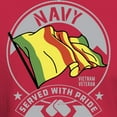 thumbnail image 3 of CafePress - Navy Served With Pride Dark T Shirt - Men's Classic Graphic Cotton T-Shirt, 3 of 4