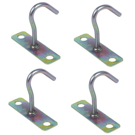 

4X Fan Fixture Metal J Shaped Ceiling Mount Hook Hanger 80mm Height