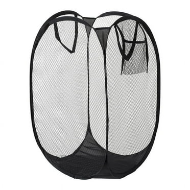 MISSMILE 2-Pack Collapsible Laundry Baskets,Breathable Laundry Basket with Side Mesh,Large Capacity Laundry Bag