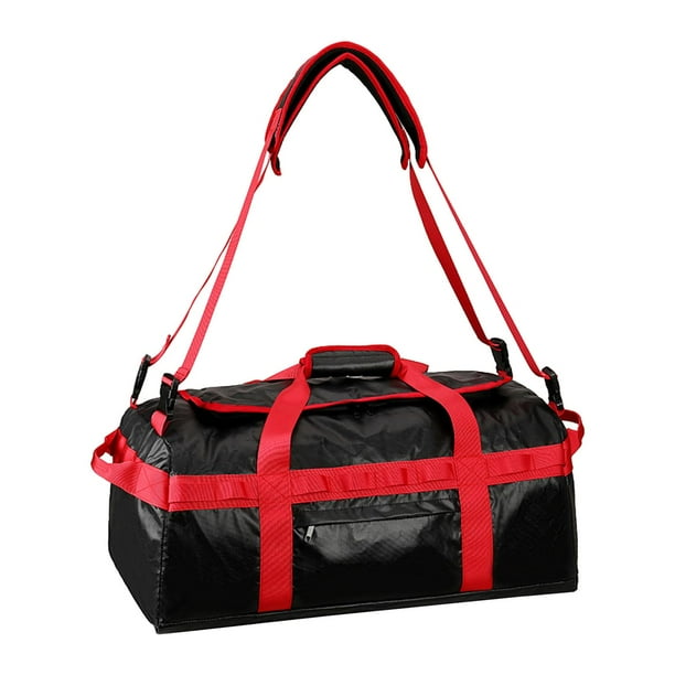 Bolsa de hombro de mochila de viaje Portable Bolsa de cabecilla resistente a agua Multipropósito para hombres para hombres nocturnos Women Weekender Rojo