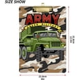 thumbnail image 2 of ZHANZZK Camo Truck Clipboard Hardboard Wood Nursing Clip Board and Pull for Standard A4 Letter 13x9 inches, 2 of 5