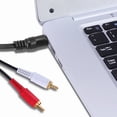 thumbnail image 4 of 3.5Mm To Rca Cable 2Rca To Aux Cord 2-Rca To 3.5Mm Adapter Stereo Audio Y-Cable, 4 of 6