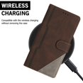 thumbnail image 5 of Leather Magnetic Clasp Case with Flip Wallet Stand Function Cover compatible Google Pixel 7 Pro Cheap and fine, 5 of 5