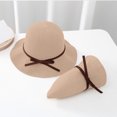 thumbnail image 4 of Levmjia Women Fisherman Hat Breathable Straw Bow Lightweight Sun Hat For Beach Travel Gardening Daily Commute Outdoor Casual Leisure Summer UV Protection, 4 of 7