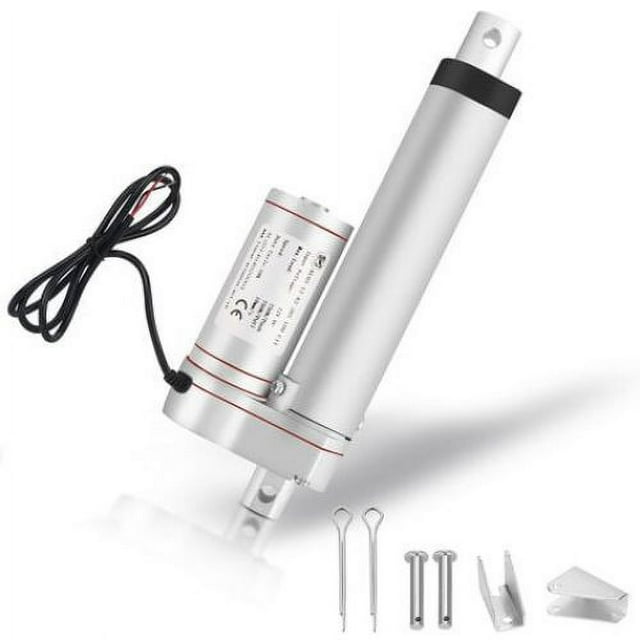 Actuador de motor lineal de 1500 N, conector de actuador eléctrico, CC de 12 V, 100 mm