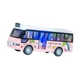 thumbnail image 4 of Autobús urbano de juguete para niños, vehículo de inercia, ligero, autobús turístico. rosa, 4 of 9