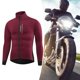 thumbnail image 4 of Bicicleta de invierno chaqueta de invierno Mangas largas reflectantes reflectante capa impermeable para el invierno corriendo , Xl rojo Soledad Chaqueta de invierno para bicicletas, 4 of 10