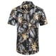 thumbnail image 4 of Camisa hawaiana para hombre, camisa de verano, camisa informal con estampado floral, camisa de playa para vacaciones, 4 of 6