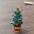 thumbnail image 2 of Vikakiooze Mini Desktop Christmas Tree Resin Crafts Small Decoration Christmas Santa Claus Snowman Christmas Tree Holiday Gift, Home Office Tree, 2 of 2