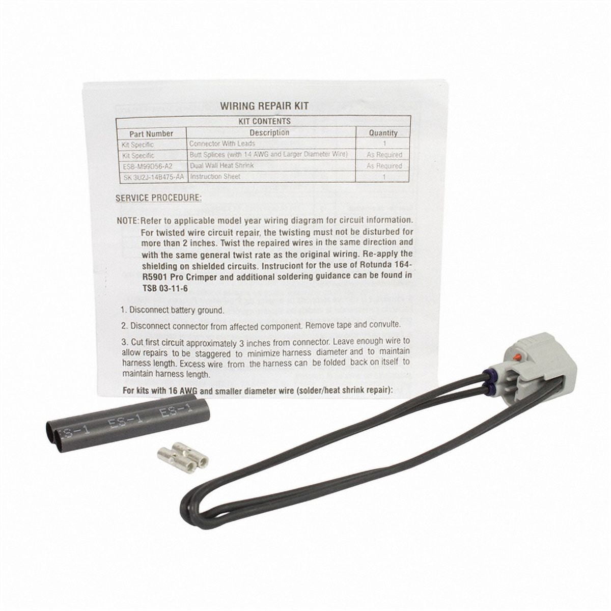 Motorcraft WPT-1282 Fuel Injector Connector Fits select: 2012-2017 FORD FOCUS, 2011-2023 FORD F150