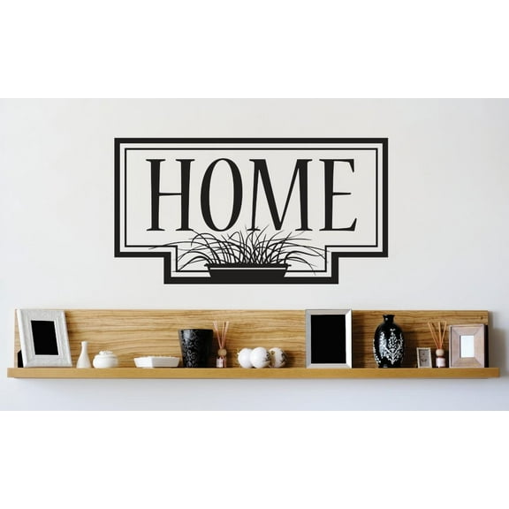 Wall Design Pieces Home Sign Image Quote 20x40"