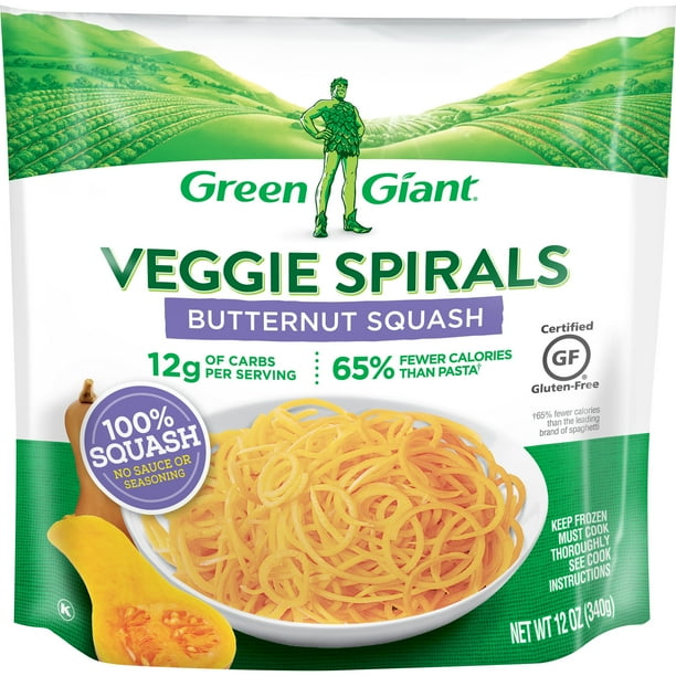 Green Giant Veggie Spirals Butternut Squash Frozen 12 Oz Walmart Com