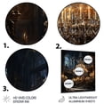 thumbnail image 3 of Designart "Baroque Dramatic painting II" Chandelier Metal Art Living Room, 3 of 5