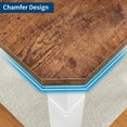 thumbnail image 4 of 79" Large Industrial Dining Room Table for 6-8 People Rectangular Wood Kitchen Table Modern Farmhouse Dining Table Kitchen Dining Room Table with Heavy Duty Metal Legs for Kitchen, Living Room, 4 of 7