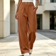 thumbnail image 4 of YTCAMLO Plus Size Lounge Pants for Women Casual Soft Loose High Waisted Drawstring Sweat Pants with Pockets Wide Leg Yoga Pants, 4 of 8