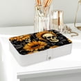 thumbnail image 6 of Sunflower Jewelry Organizer Box: PU Leather, with Removable Compartment, Portable - Jewelry Box and Organizer Box, 6 of 6