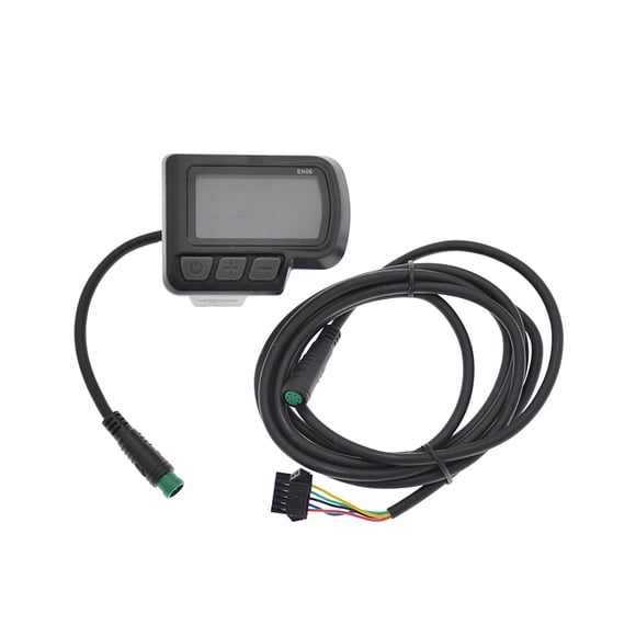 Yuarrent EN06 Medidor de bicicleta eléctrica Pantalla LCD Conector de instrumento Pantalla a color de velocidad inteligente Bicicletas Bicicletas eléctricas