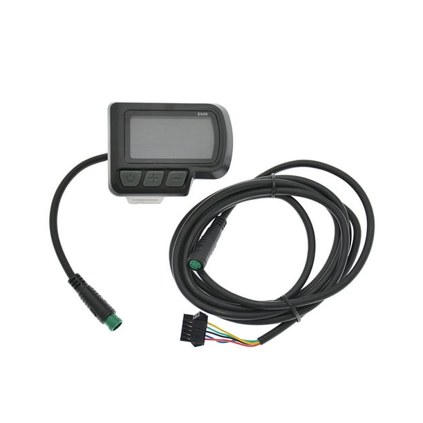 Eigraketly EN06 Medidor de bicicleta eléctrica Pantalla LCD Conector de instrumento Pantalla a color de velocidad inteligente Bicicletas Bicicletas eléctricas