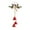 Red, variant on CuiLiyq Christmas Jingle Bell Door Hanger with Bowtie, 16.9" Festive Front Door Handle Decor with Real Bell Sound, Holiday Entryway Decor for Fireplace Christmas Tree Wreath (Gold)