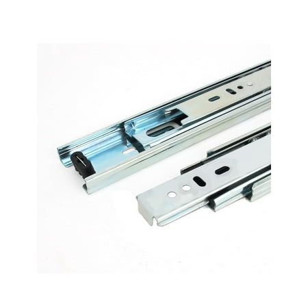 2 Pcs 25cm 10 Length Side Mounted Ball Bearing Cabinet Drawer