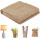 thumbnail image 1 of Tela de yute natural multiusos de 5 m x 0,6 m, tela de yute para envolver árboles, decoración del hogar con aspecto de madera nudosa, telas de yute rústicas, 1 of 6