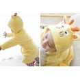 thumbnail image 2 of Unisex Baby Pajamas, Plush Animal Face Nightgown, 2 of 3