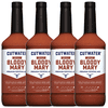 Cutwater Spicy Bloody Mary Mix 4 Pack - 1L Bottles- 25 Calories Fat-Free - Full-Bodied Flavorful Mixer