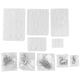 thumbnail image 1 of Earring Resin Molds, Stud Earring Jewelry Epoxy Resin Silicone Molds Include Droppers, Stirrers, Ea, 1 of 5