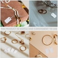 thumbnail image 2 of LOLIPPYY 100Pcs White Portable Jewelry Tag Paper Labels with Lanyard Perfect for Price Display and, 2 of 8