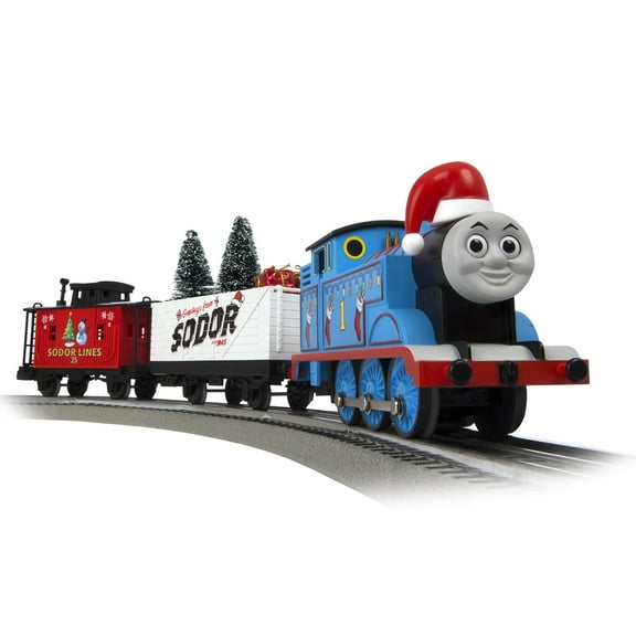 Lionel Thomas & Friends Christmas O Gauge Model Train Set with Remote and Bluetooth Capability