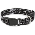 thumbnail image 1 of Buckle-Down BAC-W30716-NL Breakaway Cat Collar, 1 2" Wide - Fits 9-15" Neck - Large, Grunge Bricks, 1 of 1