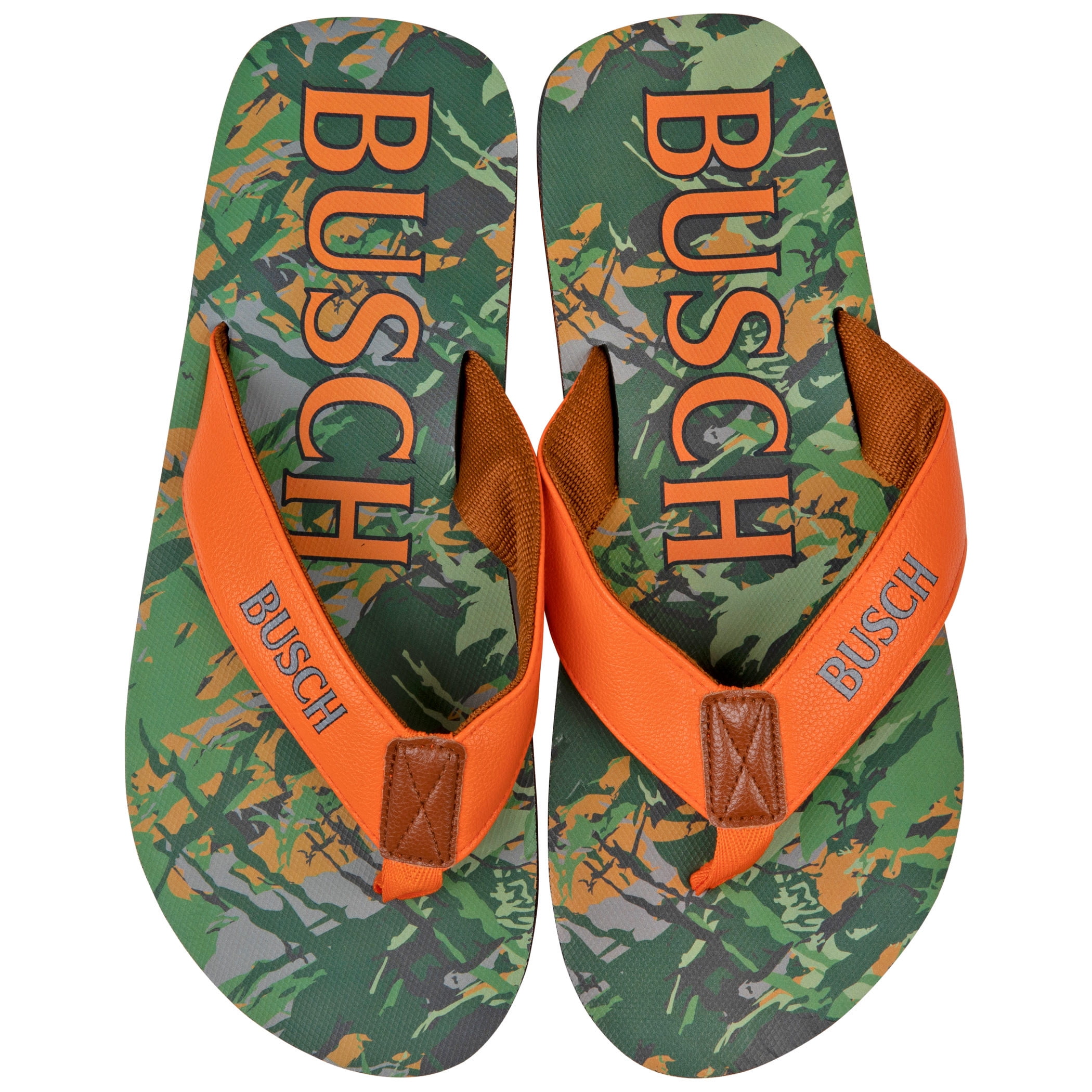 Girls Flip Flops Medium 13-1 Camouflage 2" Wedge Sandals Shoes NEW with Defect 