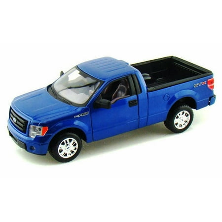 2010 Ford F-150 STX Pickup Truck, Blue - Maisto 31270 - 1/27 scale diecast model