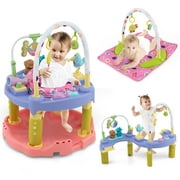 Infans 3-in-1 Baby Activity Center Toddler Bouncing Saucer w/ 3-position